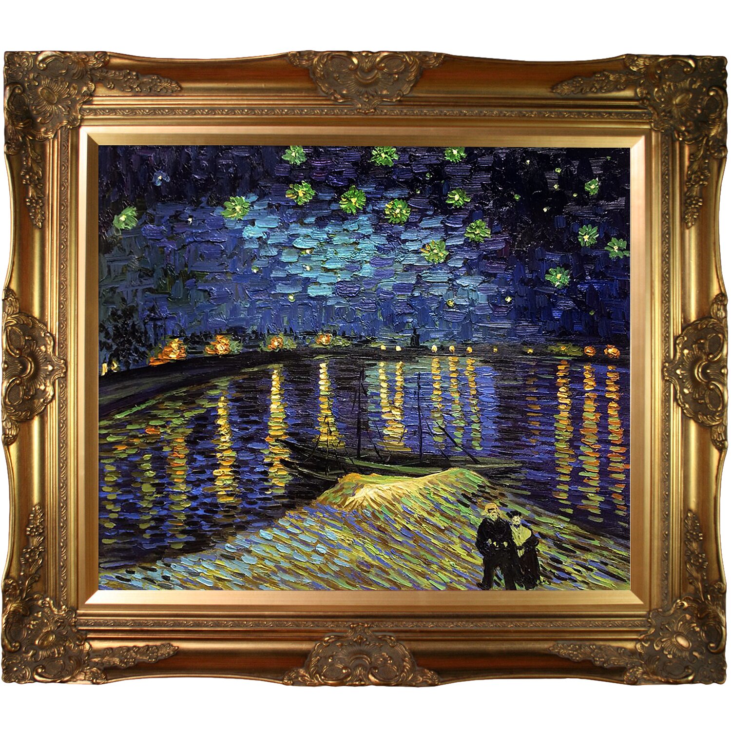 Tori Home Starry Night Over The Rhone By Vincent Van Gogh Framed