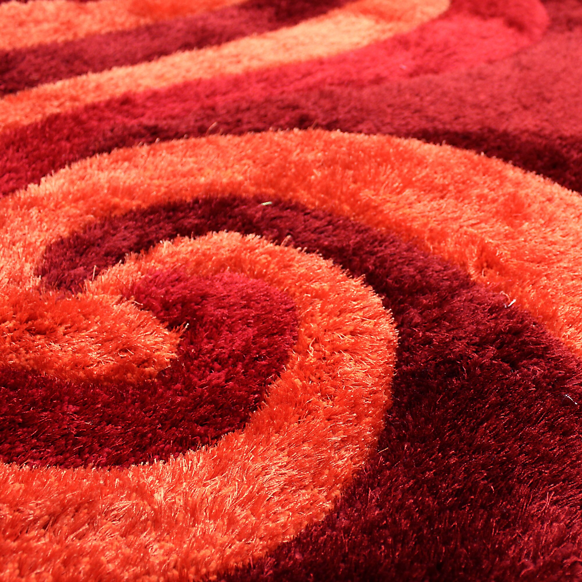 Donnieann Company Abstract Swirl Burgundy Area Rug Wayfair