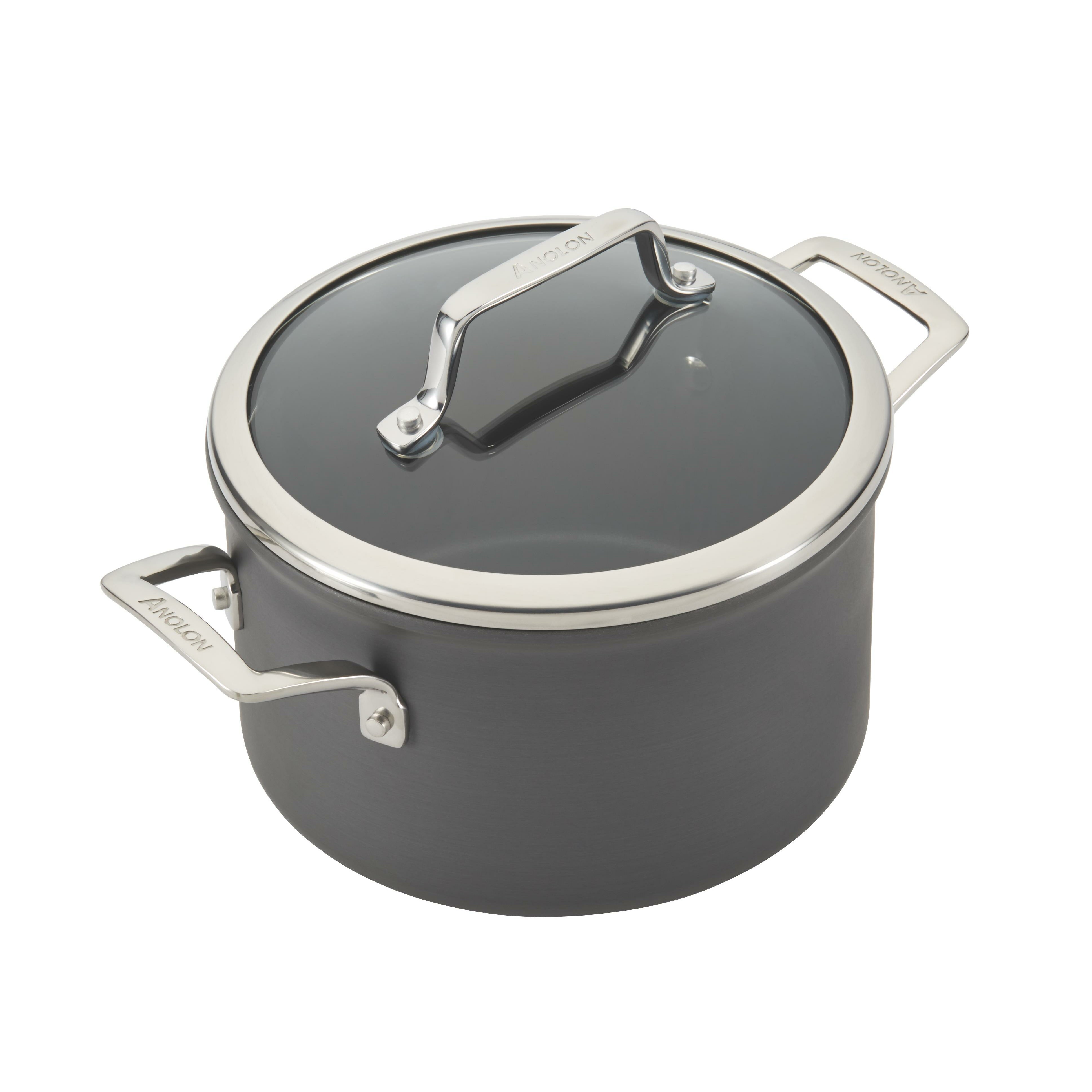 Anolon Authority Qt Stock Pot With Lid Reviews Wayfair