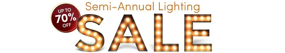 Up to 70% off Semi-annual Lighting Sale at Wayfair