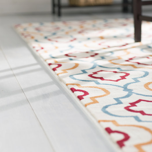 Zipcode™ Design Lucia Ivory/Orange/Green Indoor/Outdoor Area Rug