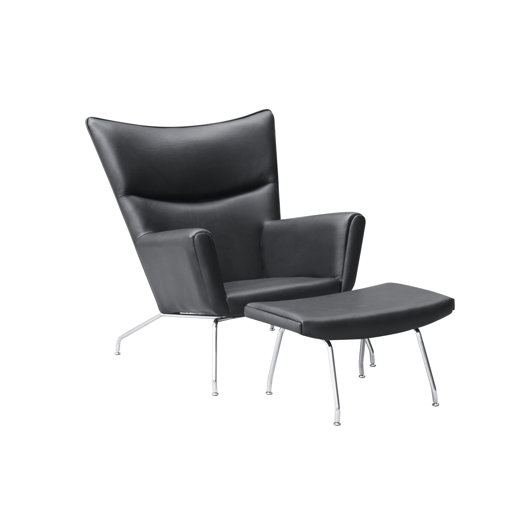 Fine Mod Imports Wing Lounge Chair and Ottoman Set & Reviews AllModern