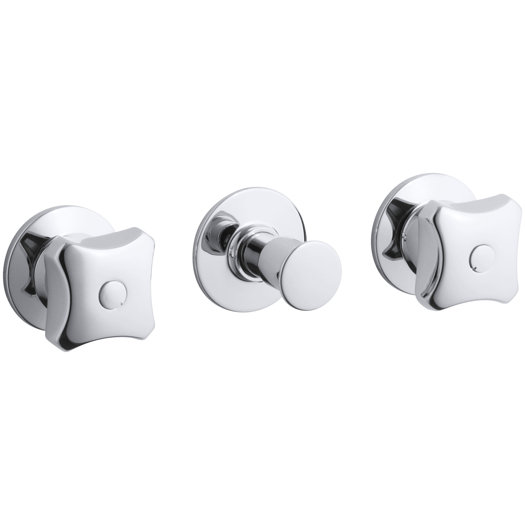 Kohler Triton WallMount Valve Trim with Push Button Diverter and