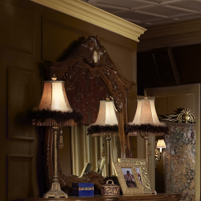 Michael Amini Cortina Panel Customizable Bedroom Set & Reviews | Wayfair