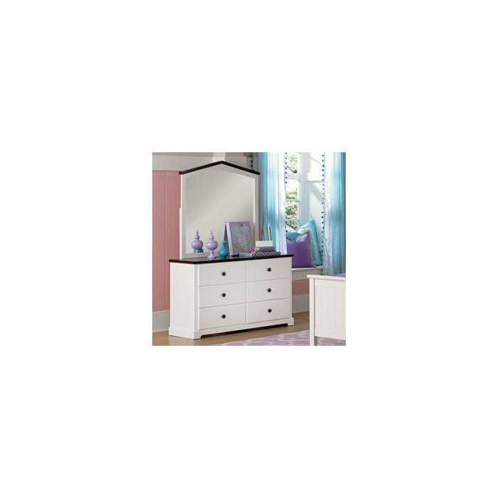 Viv + Rae Chase 6 Drawer Dresser with Mirror