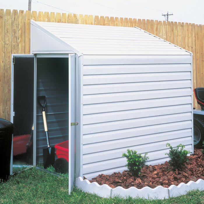 Arrow Yardsaver 4 Ft. W x 10 Ft. D Steel Storage Shed 