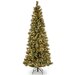 national tree company 7.5 ft.glittery bristle pine slim hinged tre
