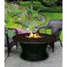 California Outdoor Concepts San Simeon Chat Height Fire Pit Table ...