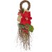 Worth Imports Poinsettia Teardrop with Berry and Burlap Swag & Reviews ...