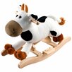 happy trails plush rocking cow