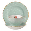 Royal Albert Polka Blue 3 Tea Set Reviews Wayfair royal albert polka blue 3 tea set reviews wayfair