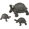 tortoise family resin garden accents statue