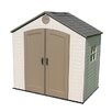 suncast everett 6 ft. w x 5 ft. d resin storage shed