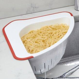 OXO Good Grips Over-The-Corner Colander You'll Love | Wayfair