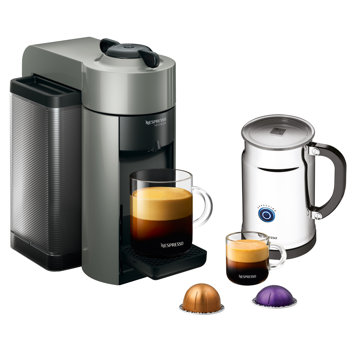 Nespresso Evoluo Coffee & Espresso Maker with Aeroccino + Milk Frother & Reviews Wayfair
