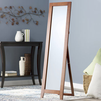 length mirror standing mills andover mirrors floor wayfair dcor
