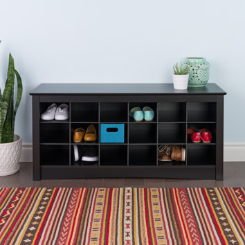 Andover Mills Sybil Shoe Storage Cubbie Bench