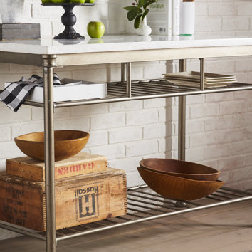 Red Barrel Studio Kibbe Prep Table with Quartz Top & Reviews | Wayfair