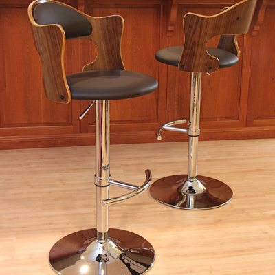 Wade Logan Marbury Adjustable Height Swivel Bar ..