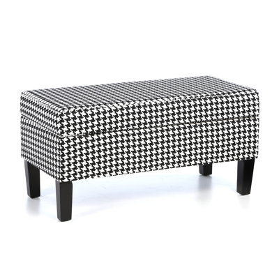One Allium Way Bernice Cotton Storage Ottoman