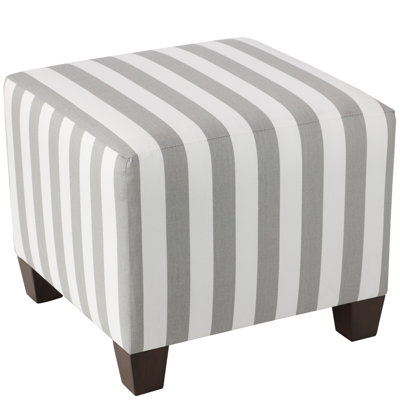 Alcott Hill Forestburgh 100% Cotton Square Ottoman