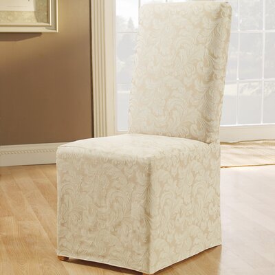 Sure Fit Scroll Classic Dining Chair Skirted Slipcover & Reviews | Wayfair