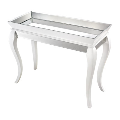 Sterling Industries Console Table with Bent Glass