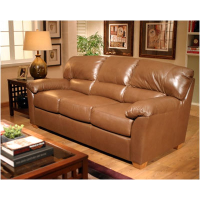 Omnia Leather Cedar Heights Leather Sleeper Sofa