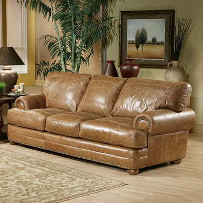 Omnia Leather Houston Leather Sofa
