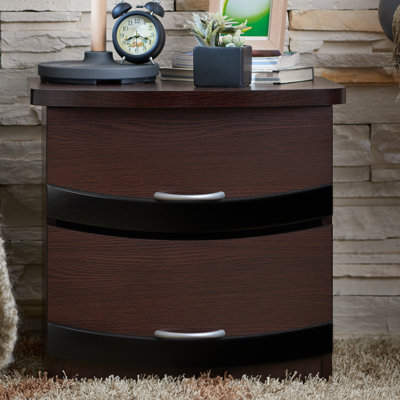 Charlton Home Duluth 2 Drawer Nightstand