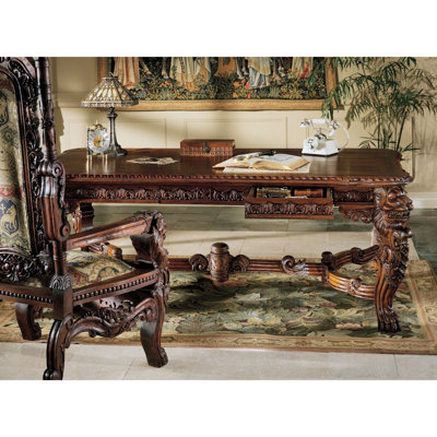 Design Toscano The Lord Raffles Lion Console Table