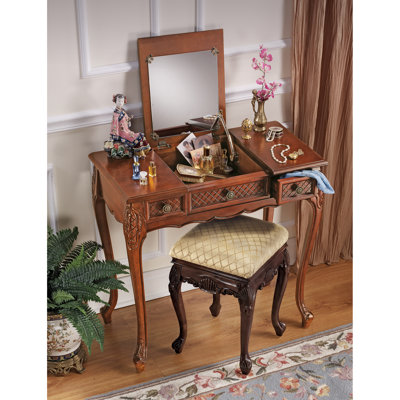 Design Toscano Princess Caroline Vanity with Mir..