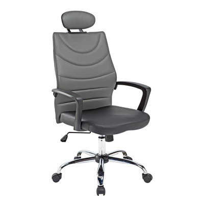 Wade Logan Stroud High-Back Leather Executive Chair