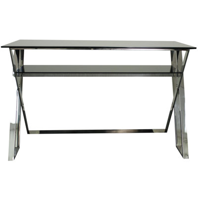 New Pacific Direct Nuevo Writing Desk with Glass Top