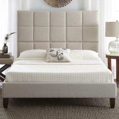 Latitude Run Batelov Upholstered Platform Bed