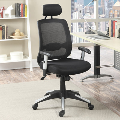 Poundex High-Back Mesh Task Chair with..