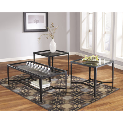 Flash Furniture Calder 3 Piece Coffee Table Set