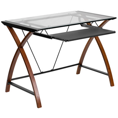 Flash Furniture Computer Desk with Pul..