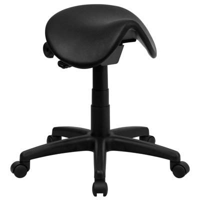 Flash Furniture Backless Saddle Stool