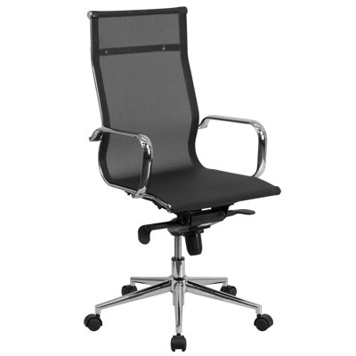 Flash Furniture High Back Mesh Conference Swivel Conference Chair with Synchro-Tilt Mechanism