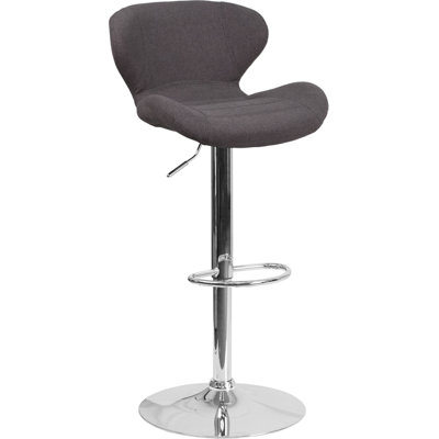 Flash Furniture Adjustable Height Swivel Bar Stool