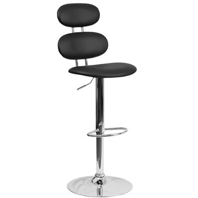 Flash Furniture Adjustable Height Swivel Bar Stool