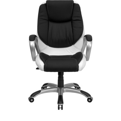 Flash Furniture Mid-Back Leather Swive..