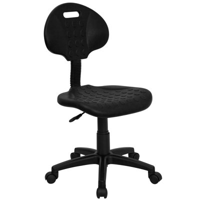 Flash Furniture Mid-Back Tuff Butt Soft Polypropylene Utility Task Chair