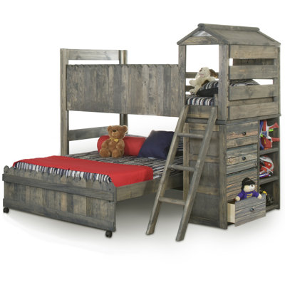 Chelsea Home Furniture Driftwood Fort Twin Over ..