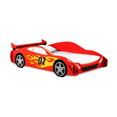 Legare Furniture Red Race Twin Car Bed