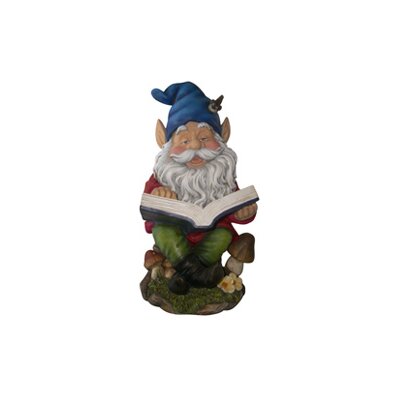 Alpine Gnome Reading Book Statue & Reviews | Wayfair