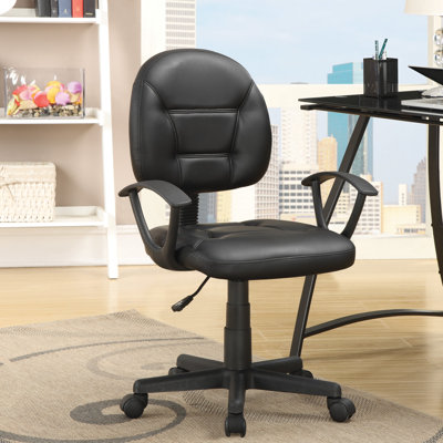 Wildon Home ? Low-Back Task Chair with Arms