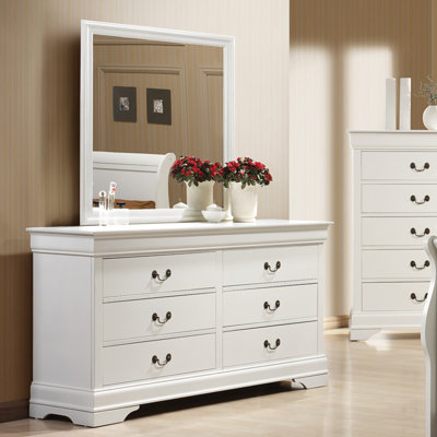 Wildon Home ® Louis Philip 6 Drawer Dresser wit..