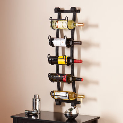 Wildon Home ® Cimarron 5 Bottle Wall Mounted Wine Rack